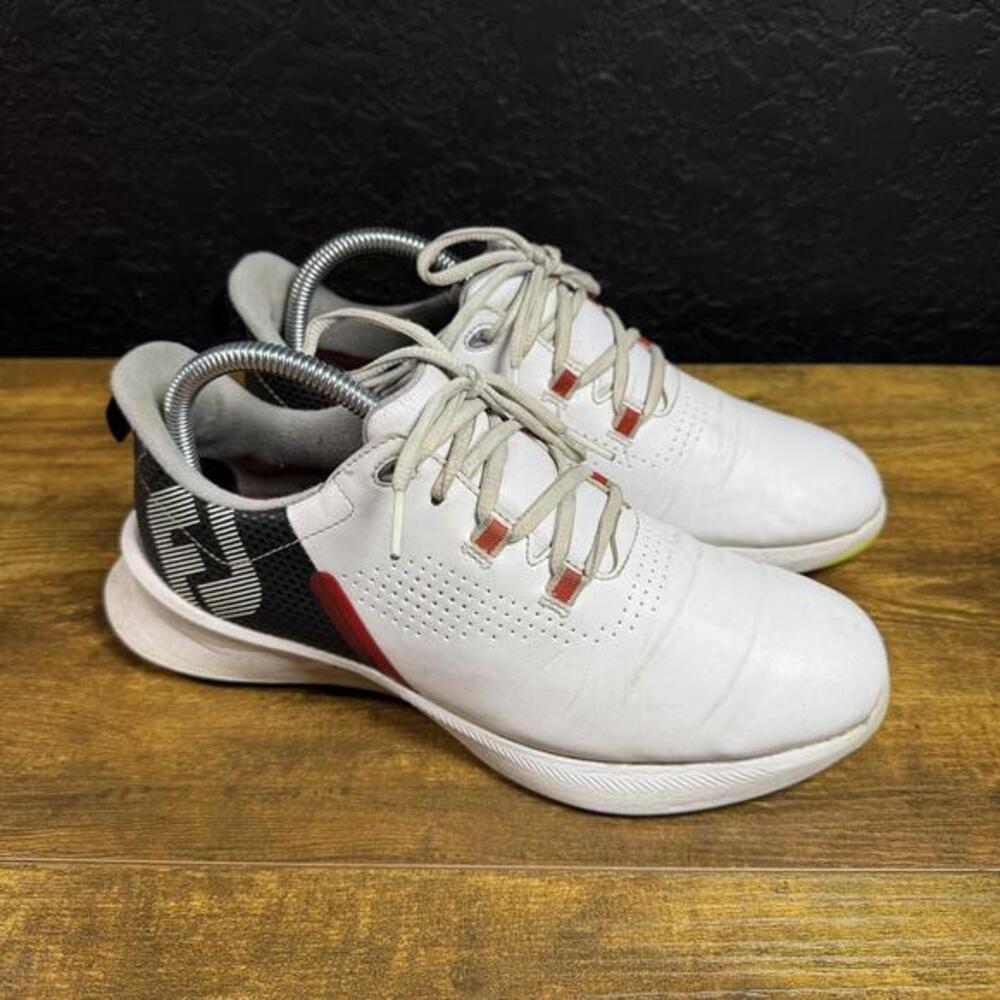 FootJoy Fuel 55440 White Synthetic Spikeless Golf‎ Shoes Mens 9.5